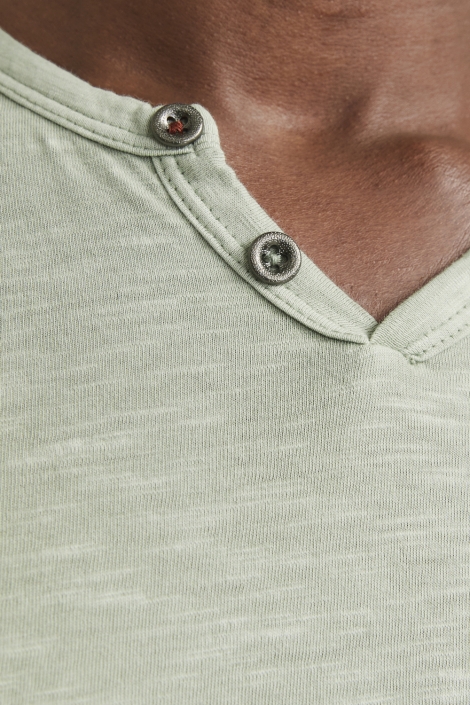 Jack & Jones jjesplit neck tee ss noos